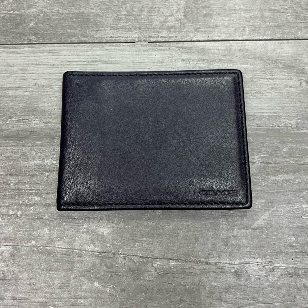 Coach Black Leather Wallet